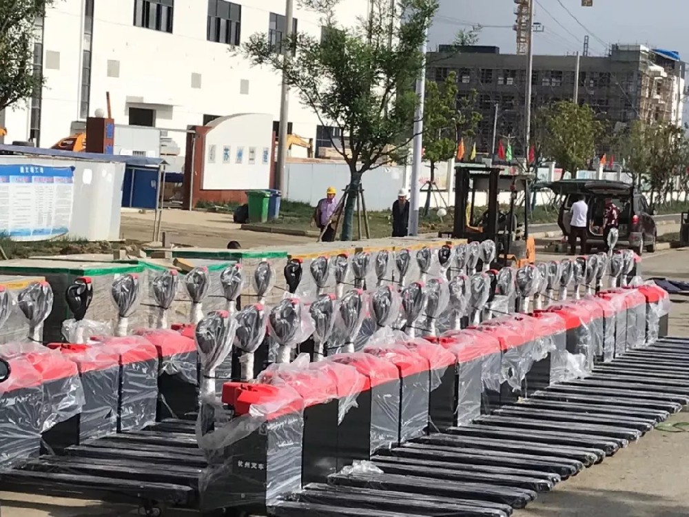 大氣登場！杭叉電動(dòng)搬運(yùn)車大批量交付江蘇某新能源企業(yè)